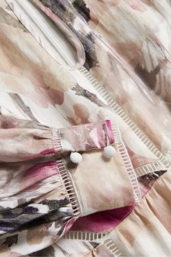 Ted Baker Freisya Lace Tape Cut Out Nude Midi Dress -Ted Baker Shop 123755s7