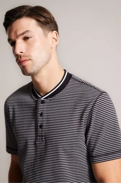 Ted Baker Garnerr Black Short Sleeve Regular Fit Polo Shirt 10 Ted Baker Garnerr Black Short Sleeve Regular Fit Polo Shirt -Ted Baker Shop 125593s4