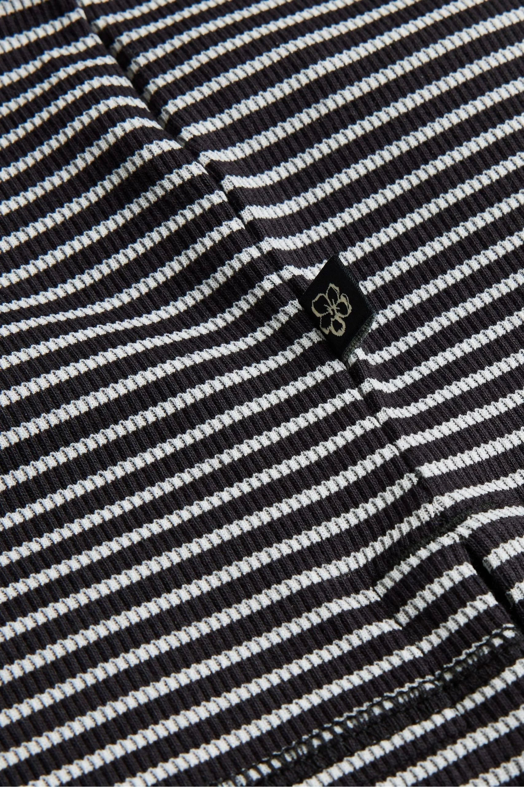 Ted Baker Garnerr Black Short Sleeve Regular Fit Polo Shirt 7 Ted Baker Garnerr Black Short Sleeve Regular Fit Polo Shirt - Image 5