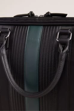 Ted Baker Rooky Black Core Twill Pu Striped Document Bag 10 Ted Baker Rooky Black Core Twill Pu Striped Document Bag -Ted Baker Shop 130018s4