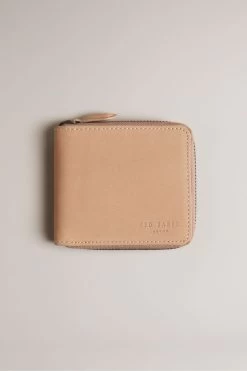 Ted Baker Krolt Nubuck Brown Ziparound Wallet