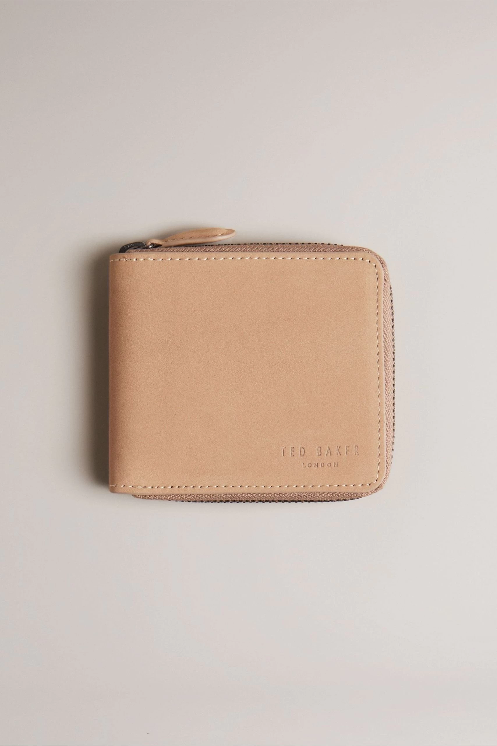 Ted Baker Krolt Nubuck Brown Ziparound Wallet 3 Ted Baker Krolt Nubuck Brown Ziparound Wallet
