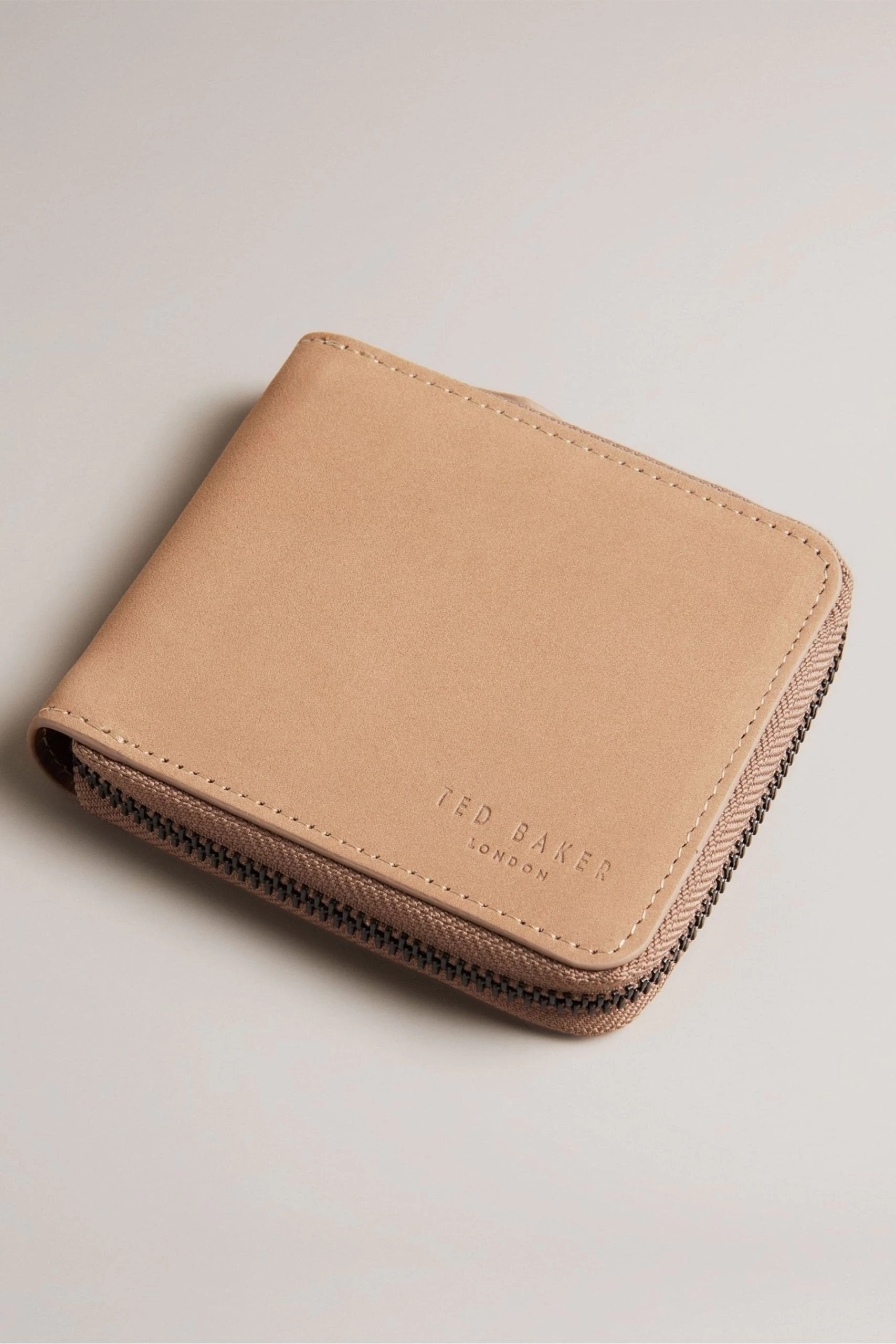 Ted Baker Krolt Nubuck Brown Ziparound Wallet 4 Ted Baker Krolt Nubuck Brown Ziparound Wallet - Image 2