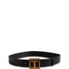 Telisa Statement T Buckle Croc Embossed Leather Belt - Ted Baker -Ted Baker Shop 13189632 fpx