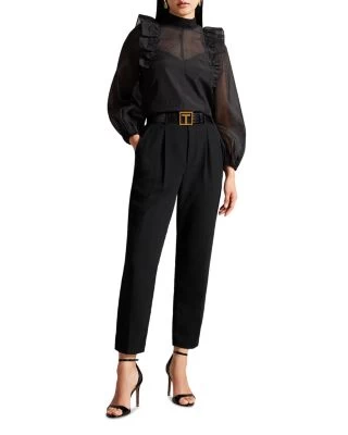 Telisa Statement T Buckle Croc Embossed Leather Belt - Ted Baker 4 Telisa Statement T Buckle Croc Embossed Leather Belt - Ted Baker - Image 2