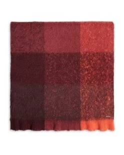 Checked Brushed Long Scarf - Ted Baker -Ted Baker Shop 13219585 fpx