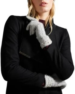 Embellished Pom Pom Hat & Gloves Gift Set - Ted Baker -Ted Baker Shop 13315144 fpx