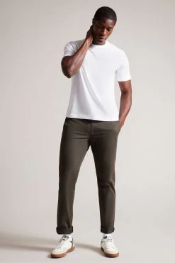 Ted Baker Wilkin Short Sleeved Branded White T-Shirt 9 Ted Baker Wilkin Short Sleeved Branded White T-Shirt -Ted Baker Shop 138560s3