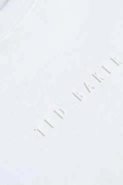 Ted Baker Wilkin Short Sleeved Branded White T-Shirt 11 Ted Baker Wilkin Short Sleeved Branded White T-Shirt -Ted Baker Shop 138560s5