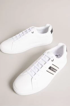 Ted Baker Trilobw White Webbing Cupsole Sneakers With T Back 5 Ted Baker Trilobw White Webbing Cupsole Sneakers With T Back -Ted Baker Shop 152617s2