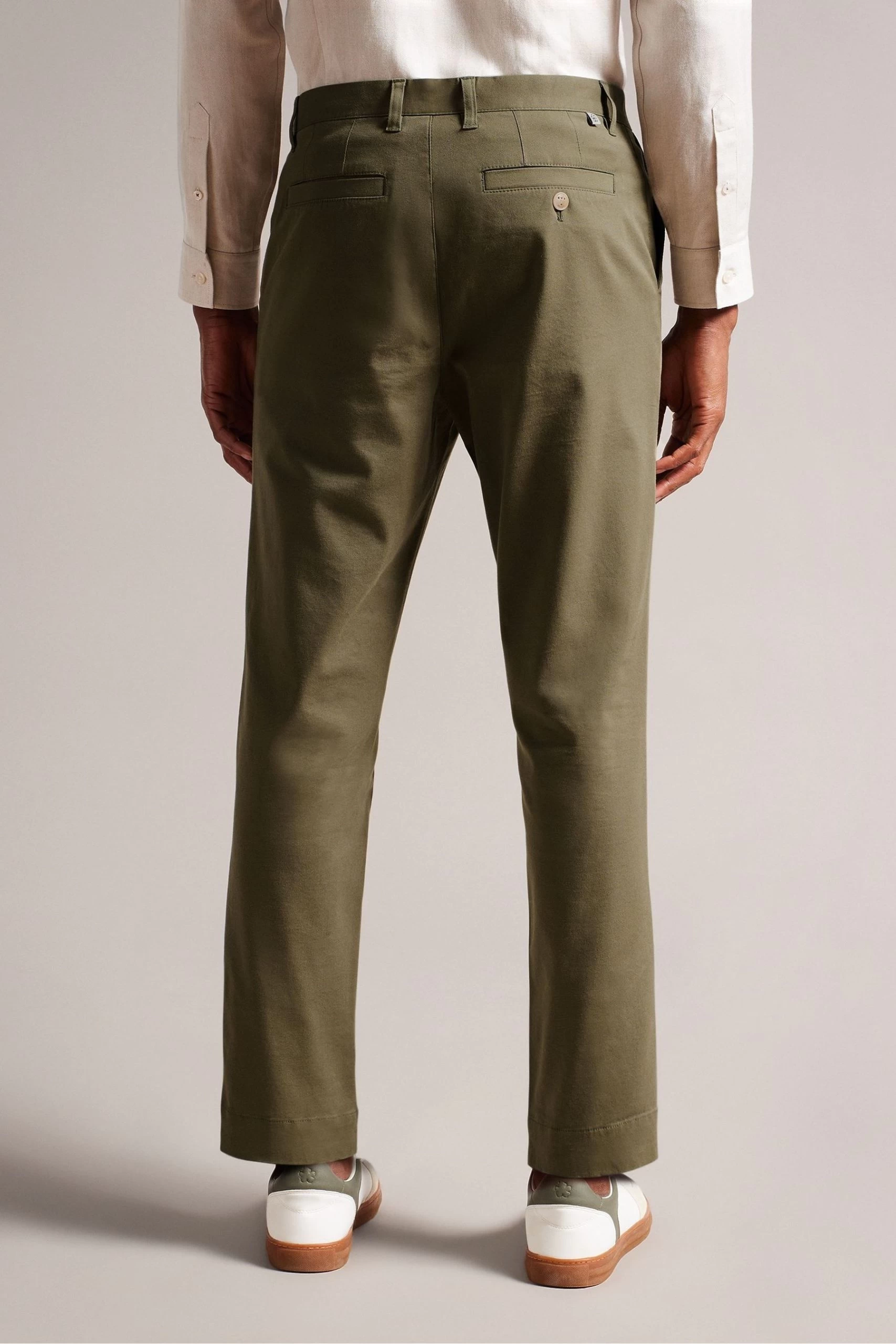 Ted Baker Green Genbee Olive Regular Fit Chino 4 Ted Baker Green Genbee Olive Regular Fit Chino - Image 2