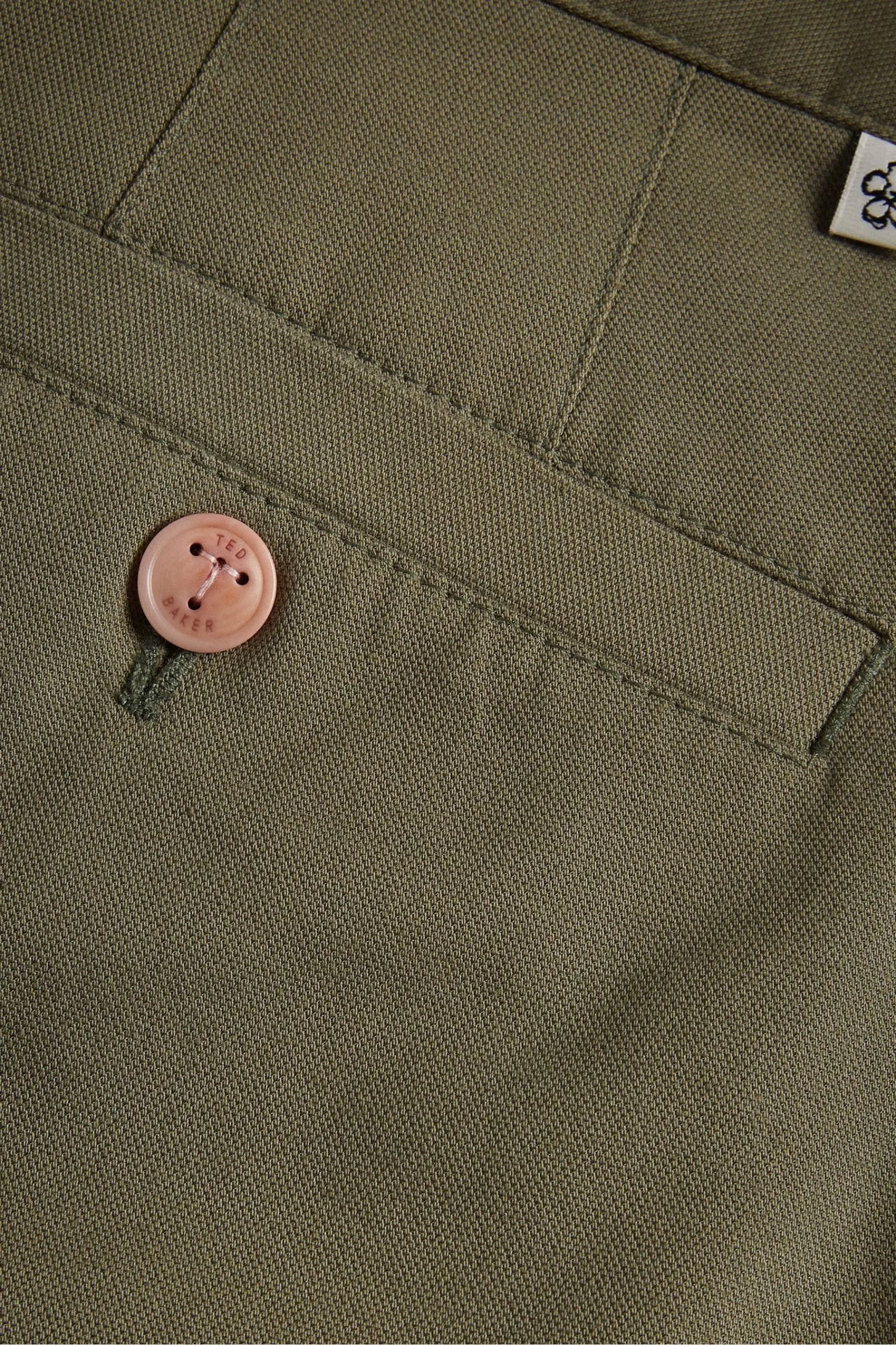 Ted Baker Green Genbee Olive Regular Fit Chino 7 Ted Baker Green Genbee Olive Regular Fit Chino - Image 5