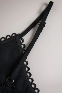 Ted Baker Andreno Black Strappy Cami With Rouleaux Trims 12 Ted Baker Andreno Black Strappy Cami With Rouleaux Trims -Ted Baker Shop 160977s5