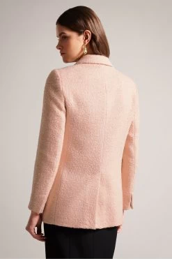 Ted Baker Oversized Pink Double Breasted Blazer Coat 13 Ted Baker Oversized Pink Double Breasted Blazer Coat -Ted Baker Shop 169 926s4