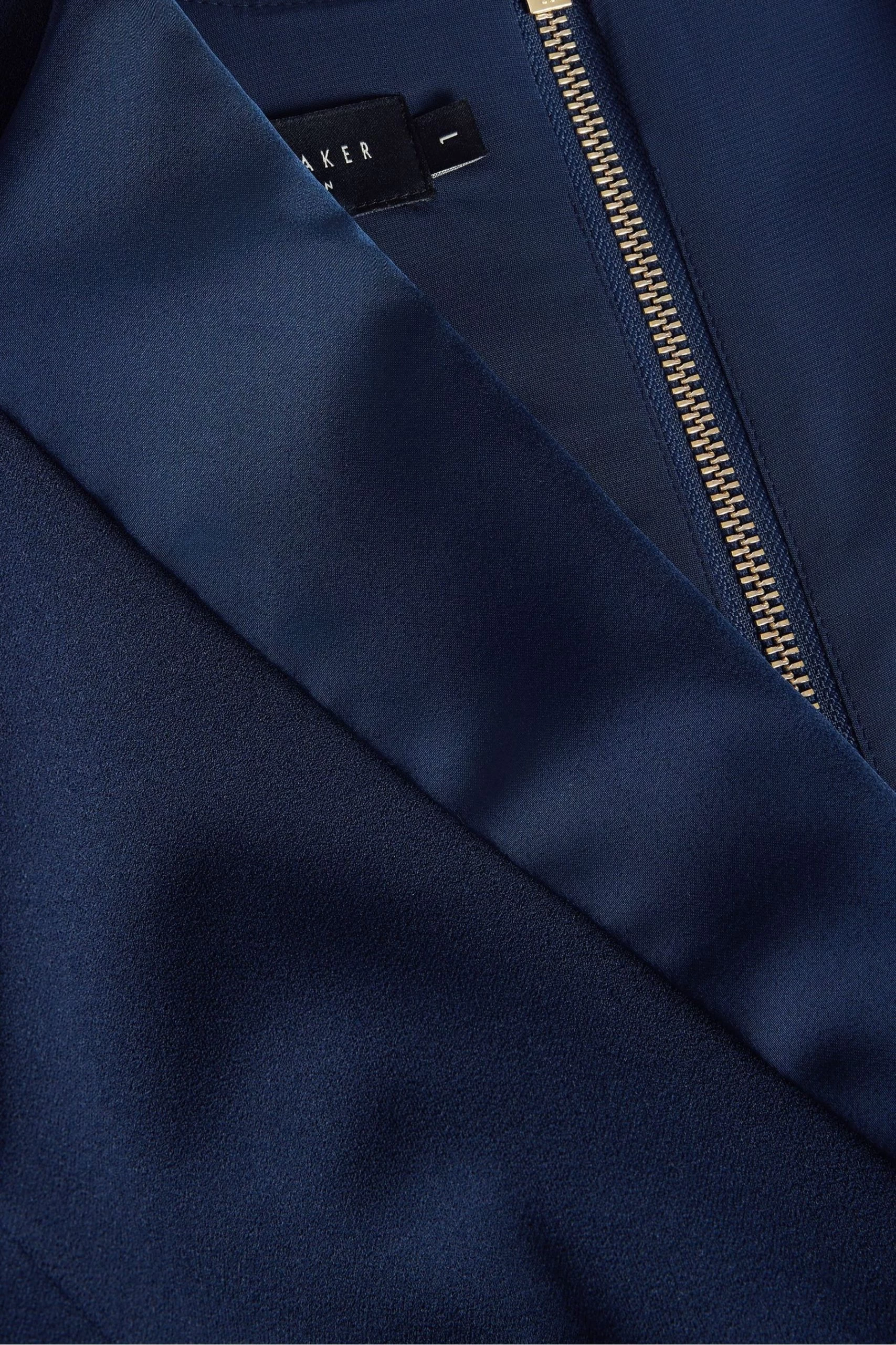 Ted Baker Navy Blue Tilolah Seam Detail Bodycon Dress 7 Ted Baker Navy Blue Tilolah Seam Detail Bodycon Dress - Image 5