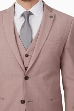 Ted Baker Pink Sharkskin Slim Suit Jacket -Ted Baker Shop 175 126s4