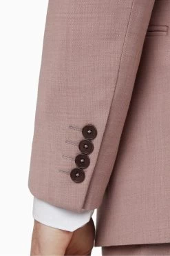 Ted Baker Pink Sharkskin Slim Suit Jacket -Ted Baker Shop 175 126s6