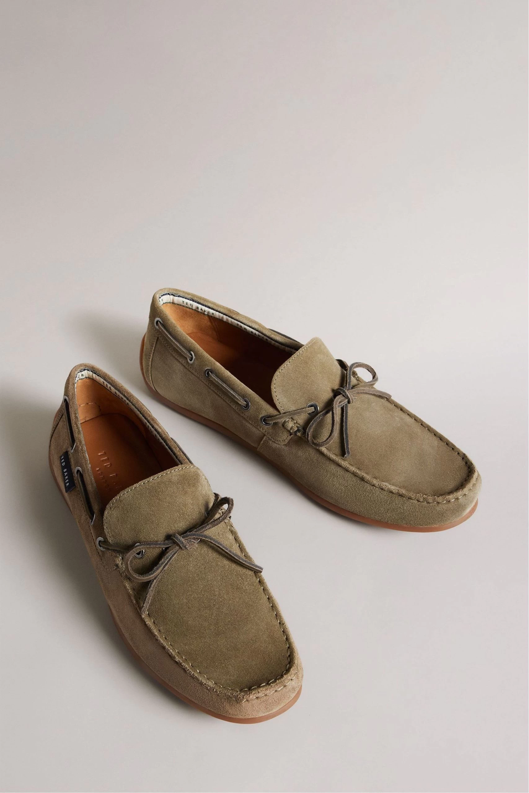 Ted Baker Green Kenney Suede Driver Boat Shoes 4 Ted Baker Green Kenney Suede Driver Boat Shoes - Image 2