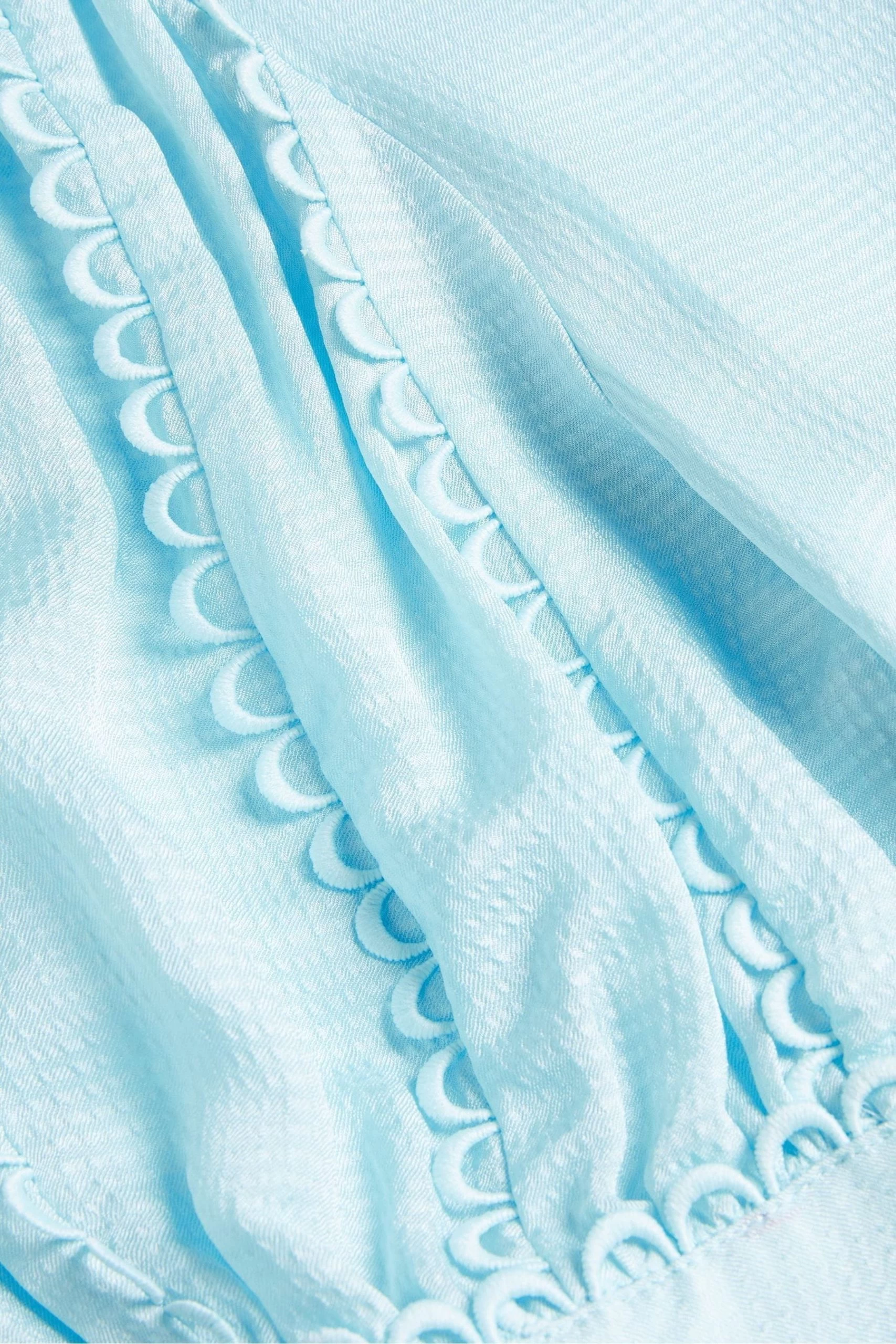 Ted Baker Sky Blue Azilea Puff Sleeve Midi Tea Dress 7 Ted Baker Sky Blue Azilea Puff Sleeve Midi Tea Dress - Image 5