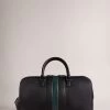 Ted Baker Rucks Black Core Twill Pu Striped Holdall 2 Ted Baker Rucks Black Core Twill Pu Striped Holdall -Ted Baker Shop 177026s