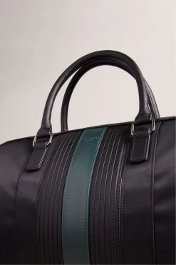 Ted Baker Rucks Black Core Twill Pu Striped Holdall 9 Ted Baker Rucks Black Core Twill Pu Striped Holdall -Ted Baker Shop 177026s3