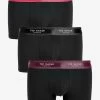 Ted Baker Black 3-Pack Cotton Fashion Trunk -Ted Baker Shop 182528s