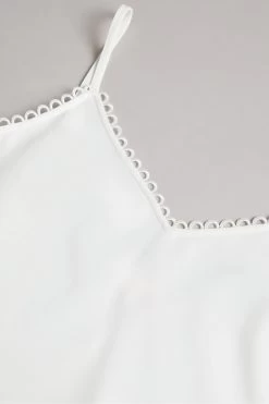 Ted Baker Andreno White Strappy Cami With Rouleaux Trims 13 Ted Baker Andreno White Strappy Cami With Rouleaux Trims -Ted Baker Shop 186499s6