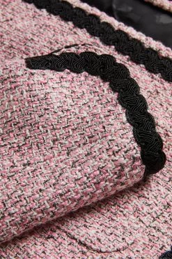 Ted Baker Pink Estiia Cropped Boucle Jacket -Ted Baker Shop 188278s6