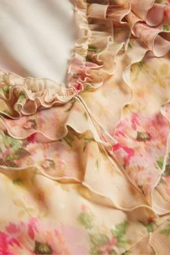 Ted Baker Ammiah Frilled Sleeveless V-Neck Mini Brown Dress 11 Ted Baker Ammiah Frilled Sleeveless V-Neck Mini Brown Dress -Ted Baker Shop 189028s5