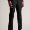 Ted Baker Slim Fit Cleevet Cotton Linen Black Trousers 1 Ted Baker Slim Fit Cleevet Cotton Linen Black Trousers -Ted Baker Shop 199449s
