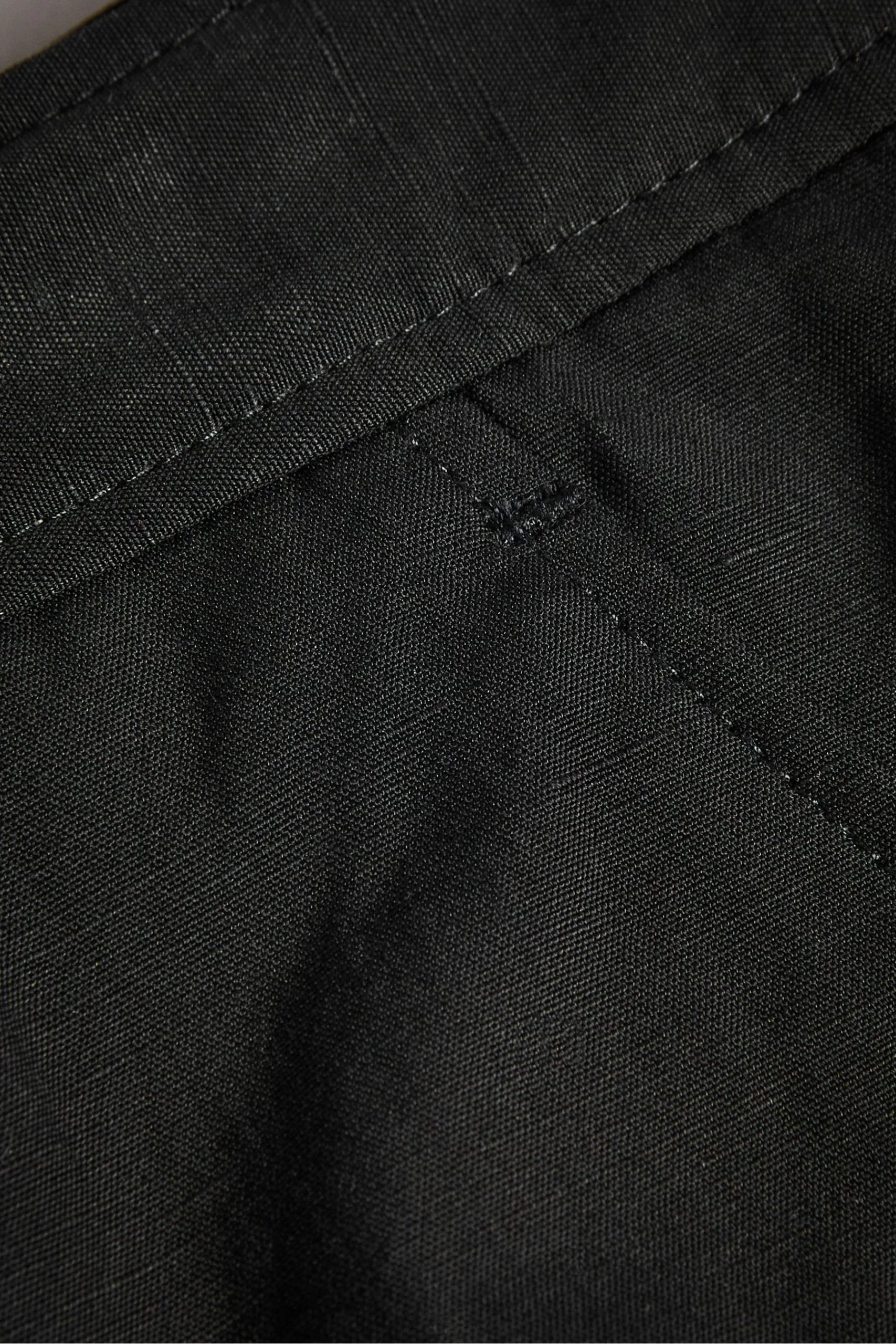 Ted Baker Slim Fit Cleevet Cotton Linen Black Trousers 6 Ted Baker Slim Fit Cleevet Cotton Linen Black Trousers - Image 4