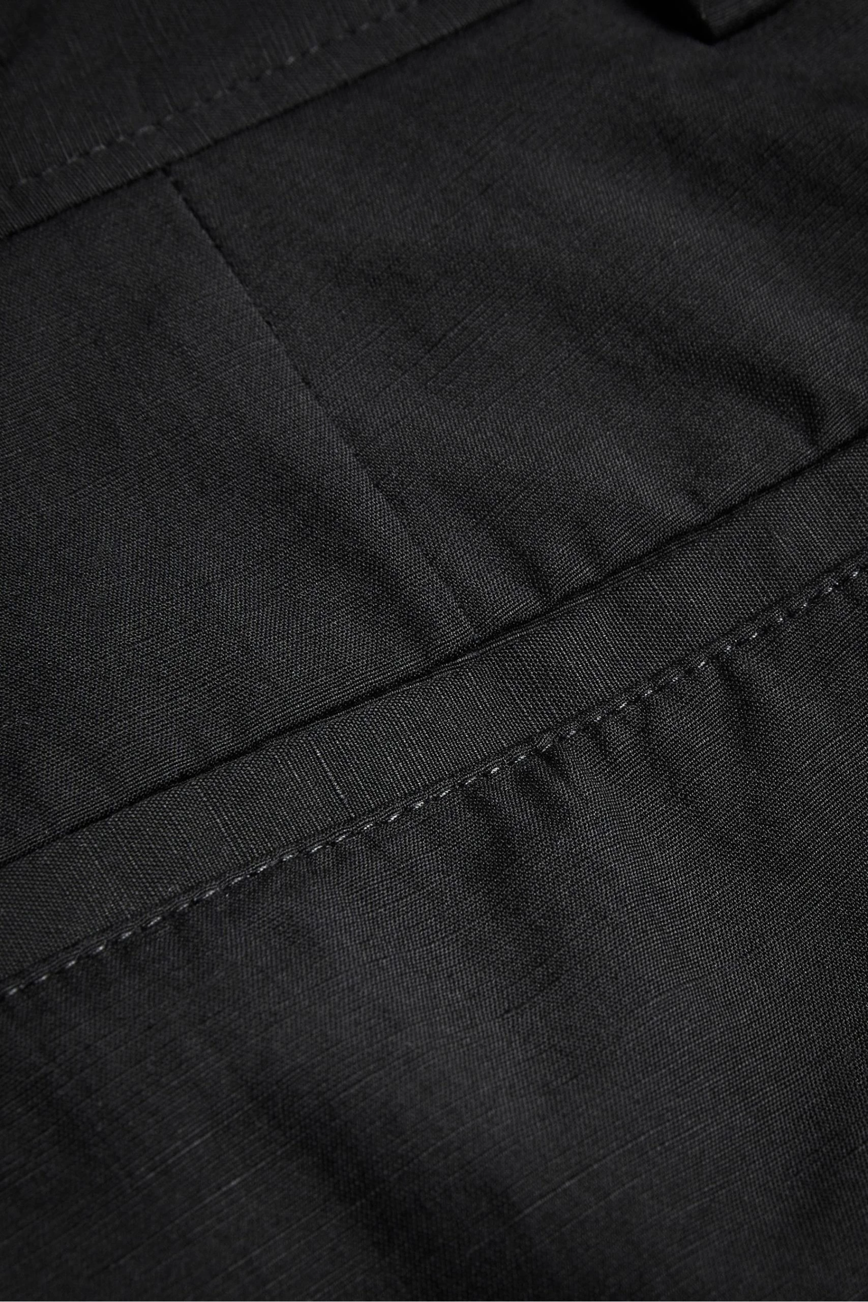 Ted Baker Slim Fit Cleevet Cotton Linen Black Trousers 7 Ted Baker Slim Fit Cleevet Cotton Linen Black Trousers - Image 5