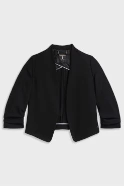 Ted Baker Black 3/4 Sleeve Crop Jacket 10 Ted Baker Black 3/4 Sleeve Crop Jacket -Ted Baker Shop 1W9025s3