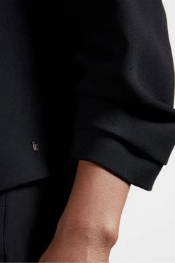 Ted Baker Black 3/4 Sleeve Crop Jacket 12 Ted Baker Black 3/4 Sleeve Crop Jacket -Ted Baker Shop 1W9025s5