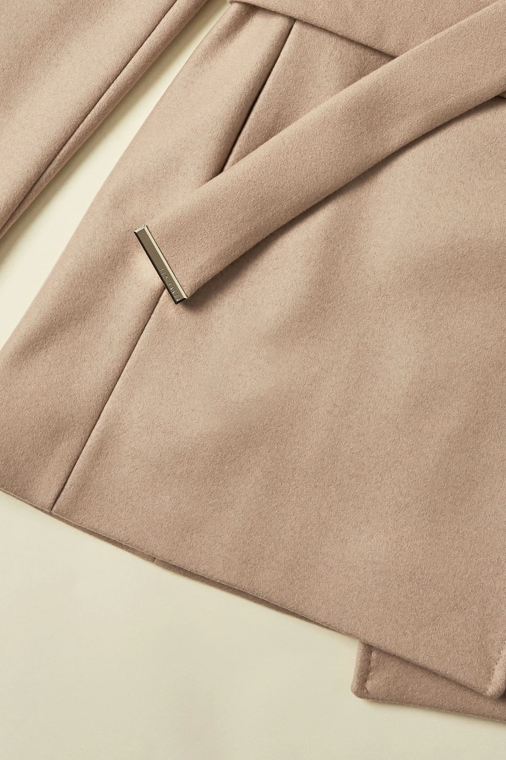 Ted Baker Rosess Short Wool Wrap Coat 6 Ted Baker Rosess Short Wool Wrap Coat - Image 4