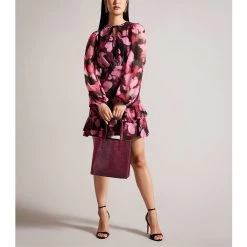 Ted Baker REPTCON Icon Small Deep Purple Croc Bag -Ted Baker Shop 253519 dp purple ted baker reptcon icon small deep purple croc bag 2