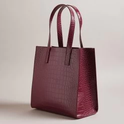 Ted Baker REPTCON Icon Small Deep Purple Croc Bag -Ted Baker Shop 253519 dp purple ted baker reptcon icon small deep purple croc bag 4