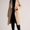 Ted Baker Rose Midi Wool Wrap Coat With Shoulder Panels -Ted Baker Shop 264360s