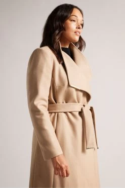 Ted Baker Rose Midi Wool Wrap Coat With Shoulder Panels 11 Ted Baker Rose Midi Wool Wrap Coat With Shoulder Panels -Ted Baker Shop 264360s4