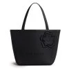 Ted Baker JELLIO Magnolia Black Silicone Tote Bag -Ted Baker Shop 265159 ted baker jellio magnolia black silicone tote bag 1