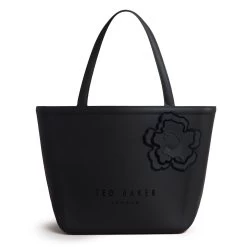 Ted Baker JELLIO Magnolia Black Silicone Tote Bag