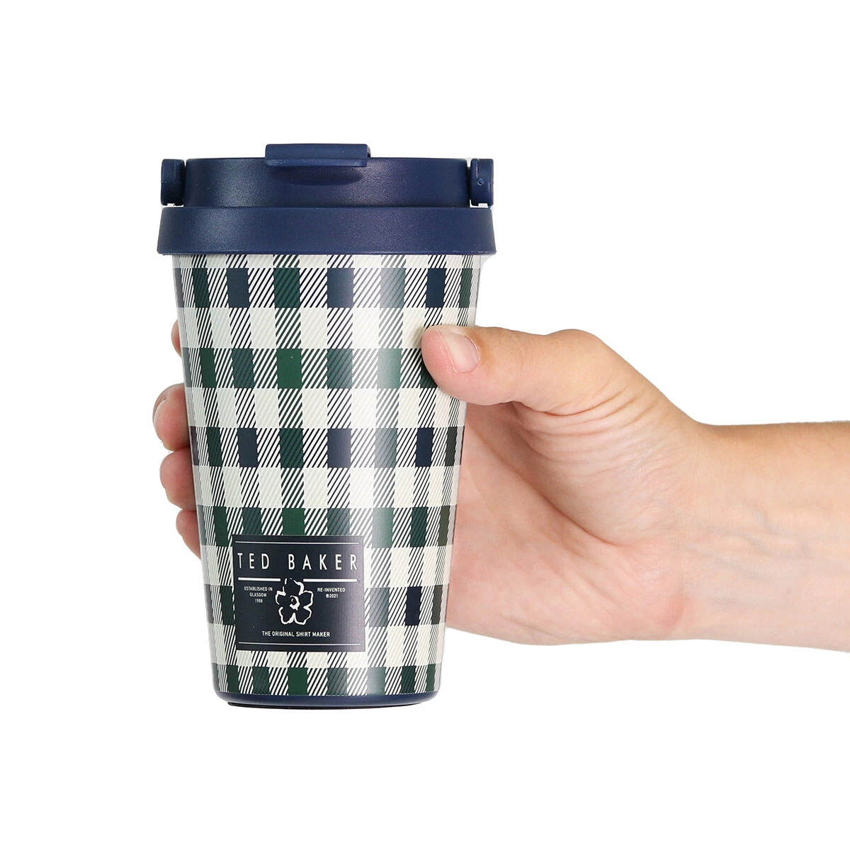 Ted Baker SHAUNEE House Check 350ml Travel Cup 8 Ted Baker SHAUNEE House Check 350ml Travel Cup - Image 6