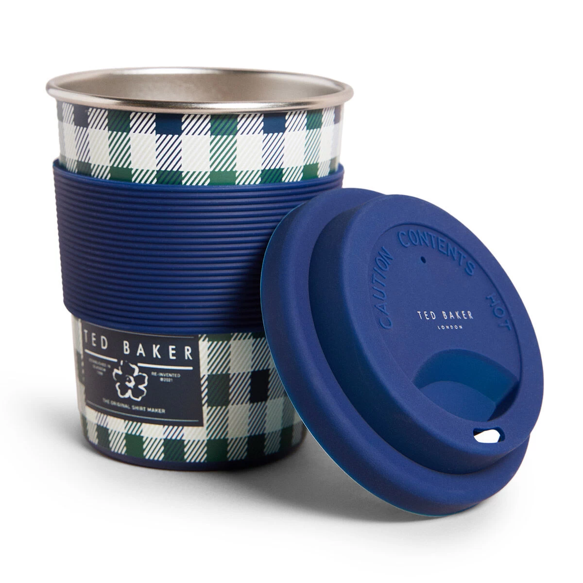 Ted Baker JAYYO House Check 227ml Mini Travel Cup 5 Ted Baker JAYYO House Check 227ml Mini Travel Cup - Image 3