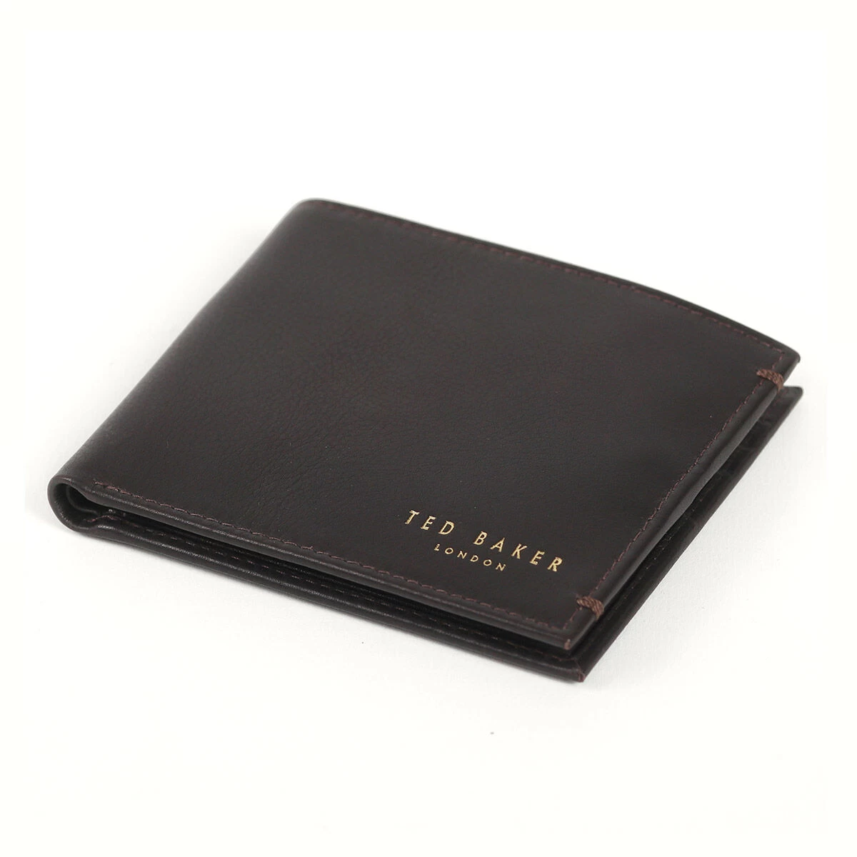 Ted Baker ANTOONY Chocolate Brown Leather Bifold Wallet 4 Ted Baker ANTOONY Chocolate Brown Leather Bifold Wallet - Image 2