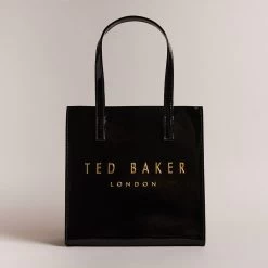 Ted Baker CRINION Icon Small Black Crinkle Texture Bag