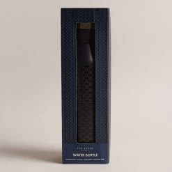 Ted Baker JAMESA Geometric Pattern Dark Blue Water Bottle -Ted Baker Shop 271973 dk blue ted baker jamesa geometric pattern dark blue water bottle 4