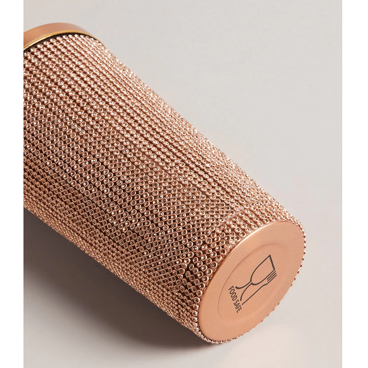 Ted Baker DRINKK Rose Gold Rhinestone Large Travel Cup 6 Ted Baker DRINKK Rose Gold Rhinestone Large Travel Cup - Image 4