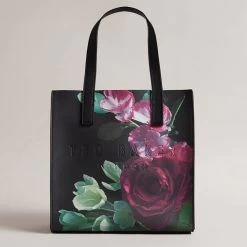 Ted Baker PAPICON Icon Large Black Floral Bag
