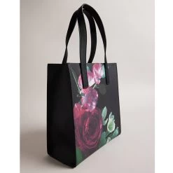 Ted Baker PAPICON Icon Large Black Floral Bag -Ted Baker Shop 272162 black ted baker papicon icon large black floral bag 2