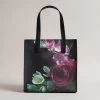 Ted Baker PAPIECN Icon Small Black Floral Bag -Ted Baker Shop 272166 black ted baker papiecn icon small black floral bag 1